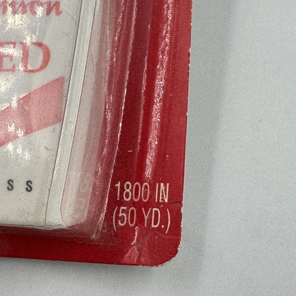 Johnson & Johnson Unwaxed Dental Floss 50 Yd Vintage New Sealed 1991